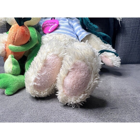 Commonwealth Rabbit Plush Frog Carrot Bunny Spring Stuffed Animal Toy Easter - Picture 8 of 13